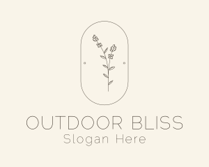 Garden Flower Plant logo design