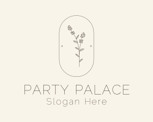 Garden Flower Plant logo design