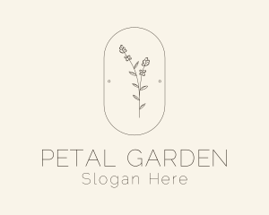 Garden Flower Plant logo design