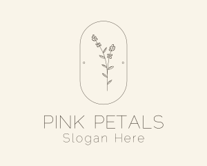 Garden Flower Plant logo design