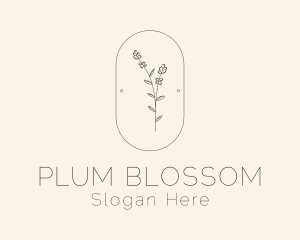 Garden Flower Plant logo design