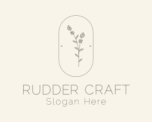 Garden Flower Plant logo design