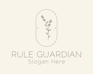 Garden Flower Plant logo design