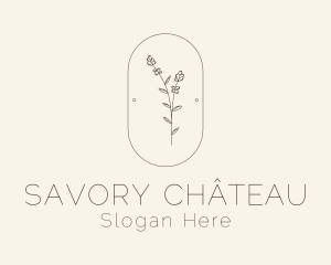 Garden Flower Plant logo design