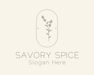 Garden Flower Plant logo design