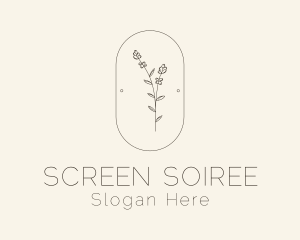 Garden Flower Plant logo design