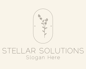 Garden Flower Plant logo design