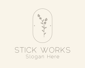 Garden Flower Plant logo design