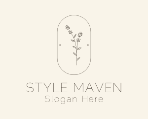 Garden Flower Plant logo design