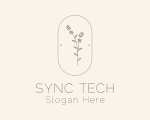 Garden Flower Plant logo design