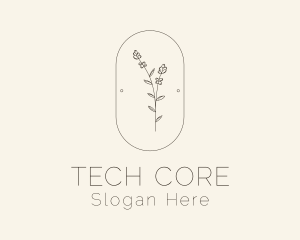 Garden Flower Plant logo design