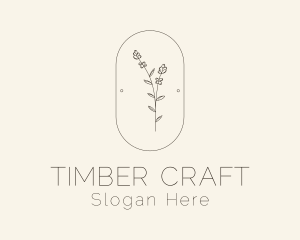 Garden Flower Plant logo design