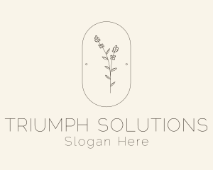 Garden Flower Plant logo design