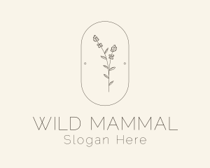 Garden Flower Plant logo design