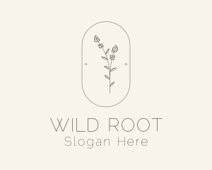 Garden Flower Plant logo design