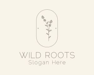 Garden Flower Plant logo design