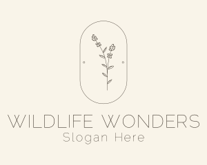 Garden Flower Plant logo design