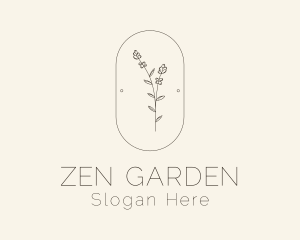 Garden Flower Plant logo design