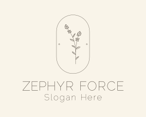 Garden Flower Plant logo design