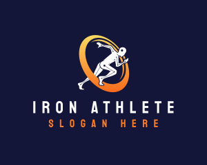 Runner Fitness Sprint logo design