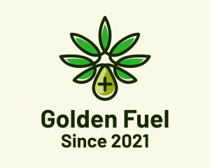 Medical Marijuana Oil logo design