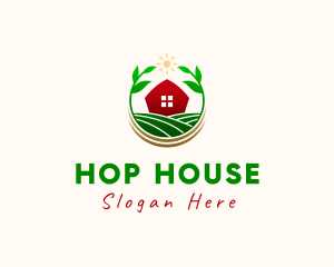 Nature Farm House logo design