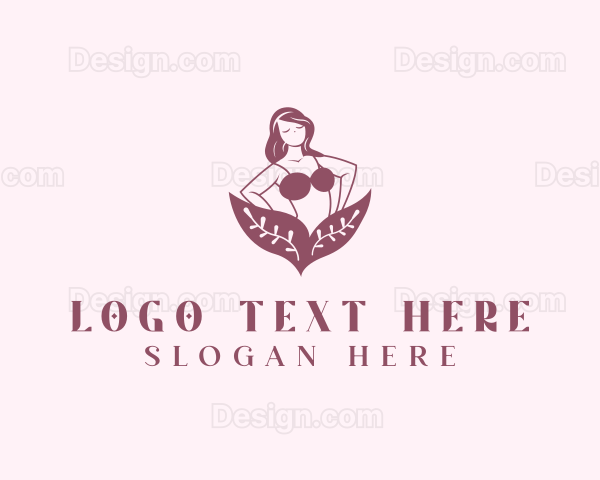 Bikini Lingerie Woman Logo