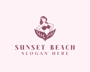 Bikini Lingerie Woman logo design