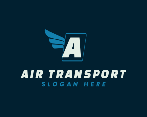 Flying Wings Logistics Mover logo design