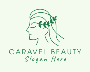 Natural Woman Beauty logo design