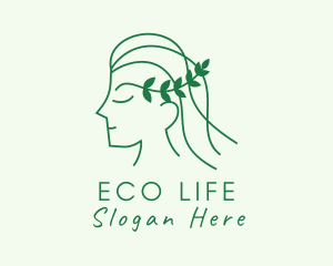 Natural Woman Beauty logo design