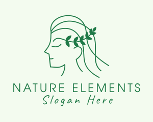 Natural Woman Beauty logo design