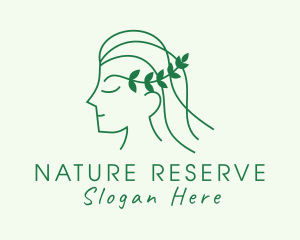 Natural Woman Beauty logo design