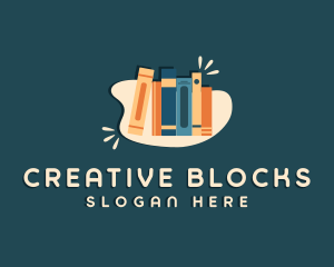 Creative Book Library logo design