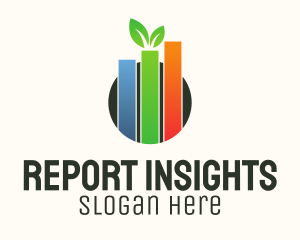 Eco Leaf Chart logo
