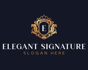 Regal Luxury Crest logo design