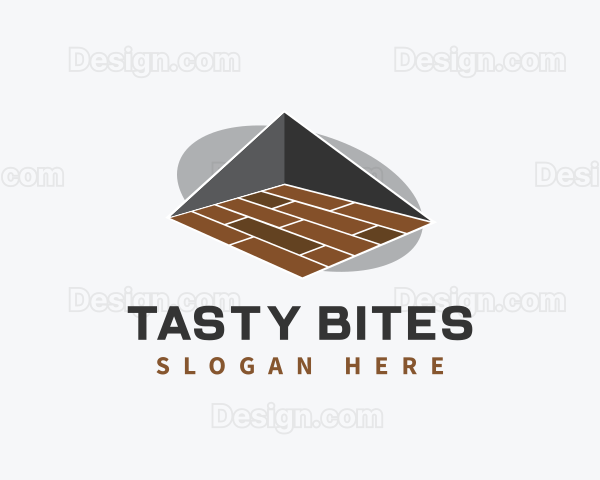 Wooden Tiles Flooring Logo