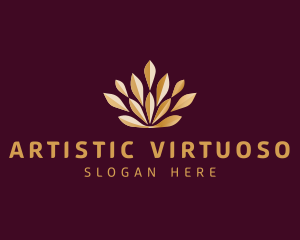 Lotus Flower Yoga Studio logo design