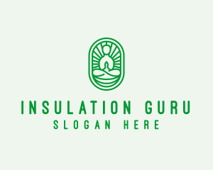 Zen Yoga Meditation Guru logo design