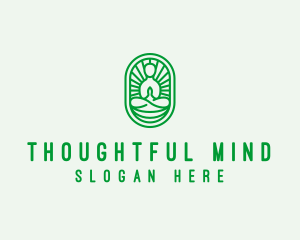 Zen Yoga Meditation Guru logo design