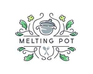 Kitchen Cooking Pot  logo design