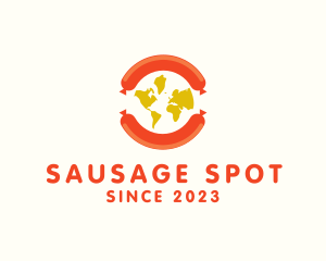 International Sausage Company  logo design