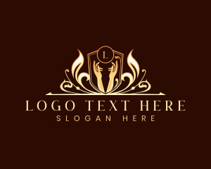  Hand Luxury Floral logo