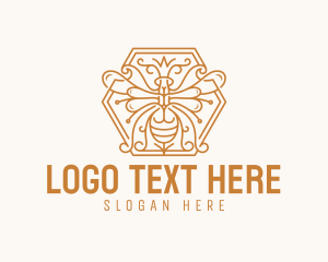 Honeycomb Nectar Bee logo