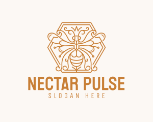 Honeycomb Nectar Bee logo