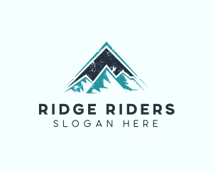 Mountain Trekking Adventure logo design