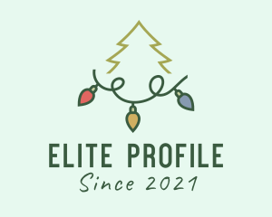 Holiday Christmas Lights logo design