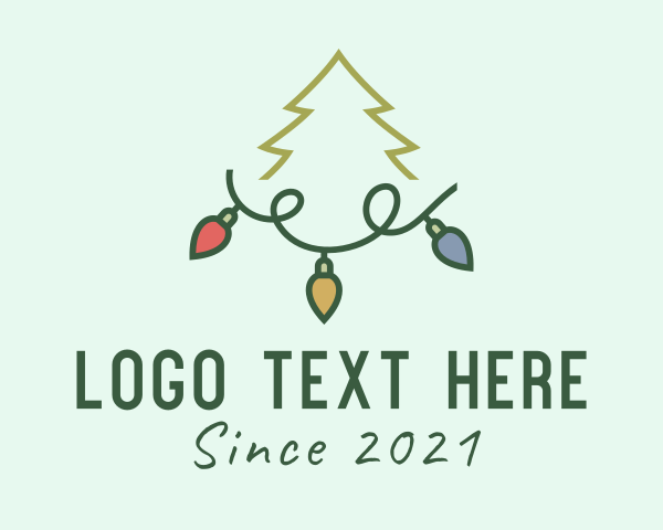 Holiday logo example 4