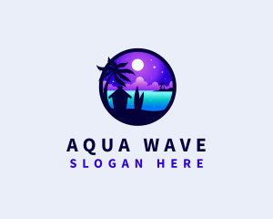 Vacation Beach Resort logo design