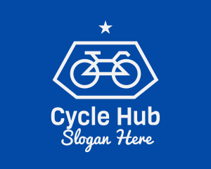 Bicycle Star  logo design